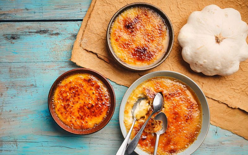 Crème brûlée au pâtisson