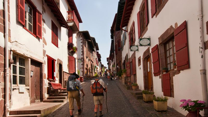 Illustration de marche à pied