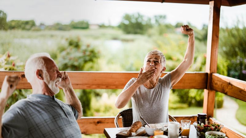 Illustration d'un couple fatigué