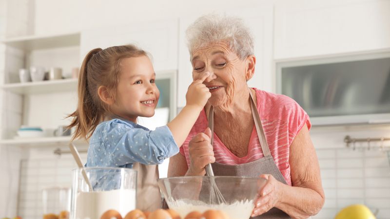 Illustration d'une grand-mère