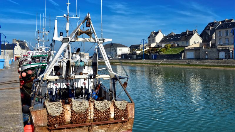 port-en-bessin Normandie Calvados