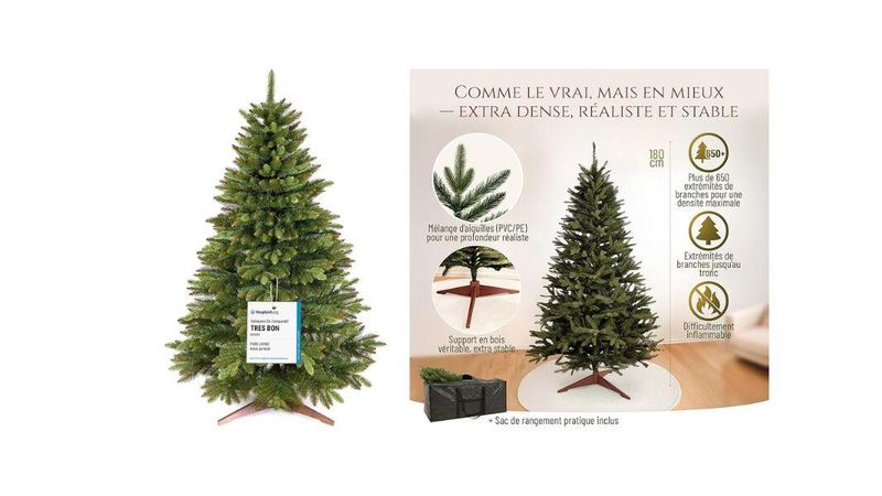 Préparer Noël avec ce sapin premium 180 cm à -15%