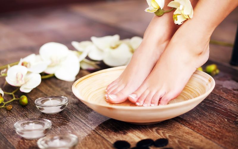 Aux petits soins pour mes pieds